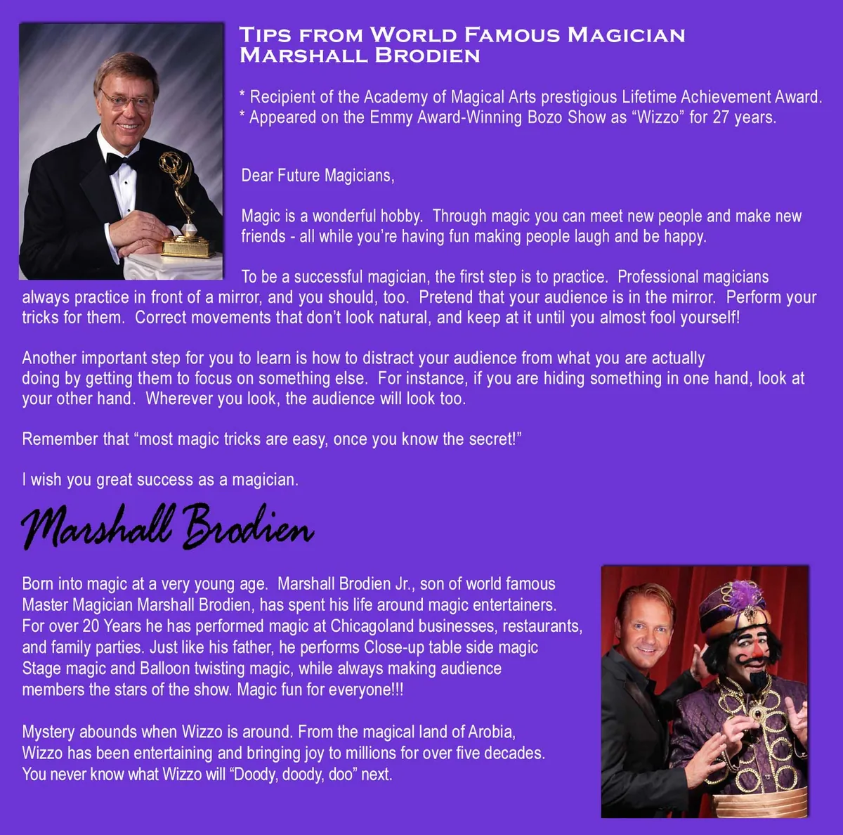 Marshall Brodien's Amazing Magic Set #1